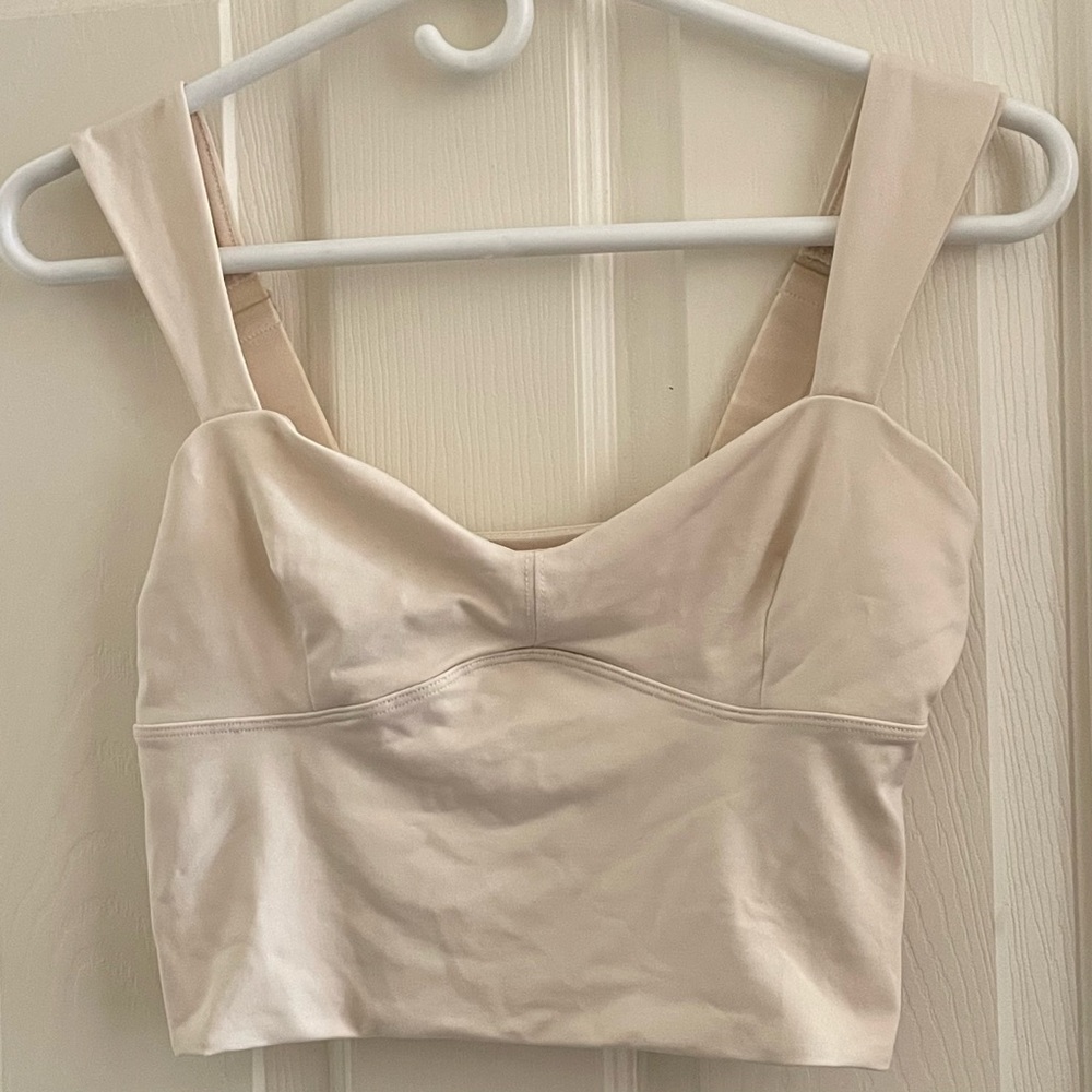 FREE PEOPLE SWEETHEART NECKLINE SLEEVELESS BLOUSE